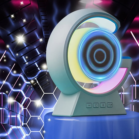 JGJJUGN Bluetooth Speaker Mini Portable Wireless Speaker with Colorful LED Lights, Rechargeable and Compact Design, Bluetooth 5.3, 5W Audio Output, Perfect for Home and Outdoor Use