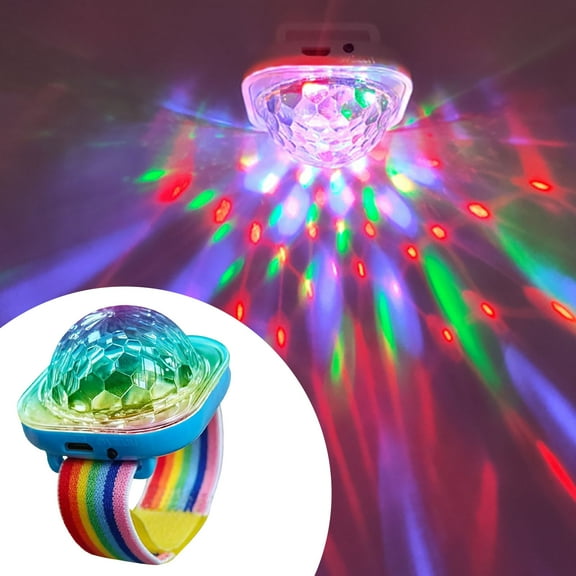 JGJJUGN Bracelet Lights Dance Lamps Rechargeable Waterproof Bouncing Party Lights for Music Festivals Nightclubs Events
