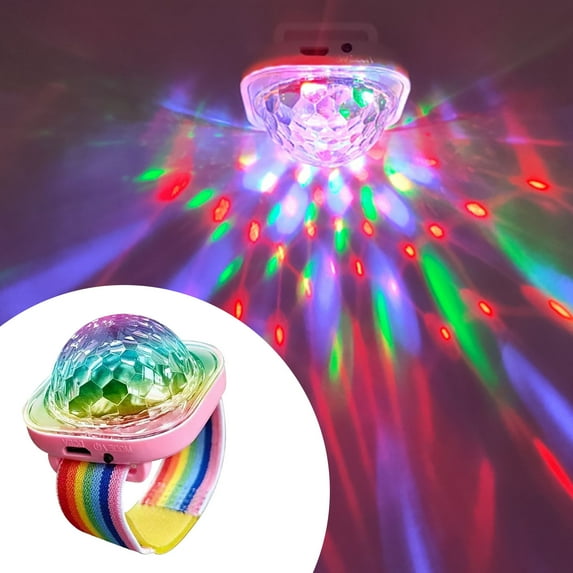 JGJJUGN Bracelet Lights Dance Lamps Rechargeable Waterproof Bouncing Party Lights for Music Festivals Nightclubs Events