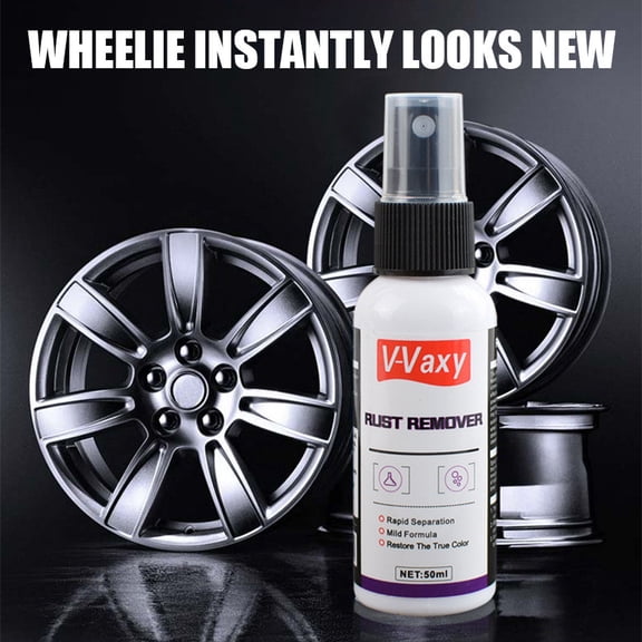 JGJJUGN Car Rust Remover Iron Powder 50ml - Effective Rust Cleaner for Car Paint and Wheels, Fast Acting Non-Flushing Formula for Easy Use