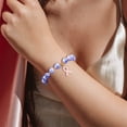 thumbnail image 1 of JGJJUGN Chain Woven Pink Ribbon Bracelet for Breast Cancer Awareness | Charity Jewelry | Heart-Shaped Design, Shimmering Rhinestones | Meaningful Gift for Support and Strength, 1 of 6