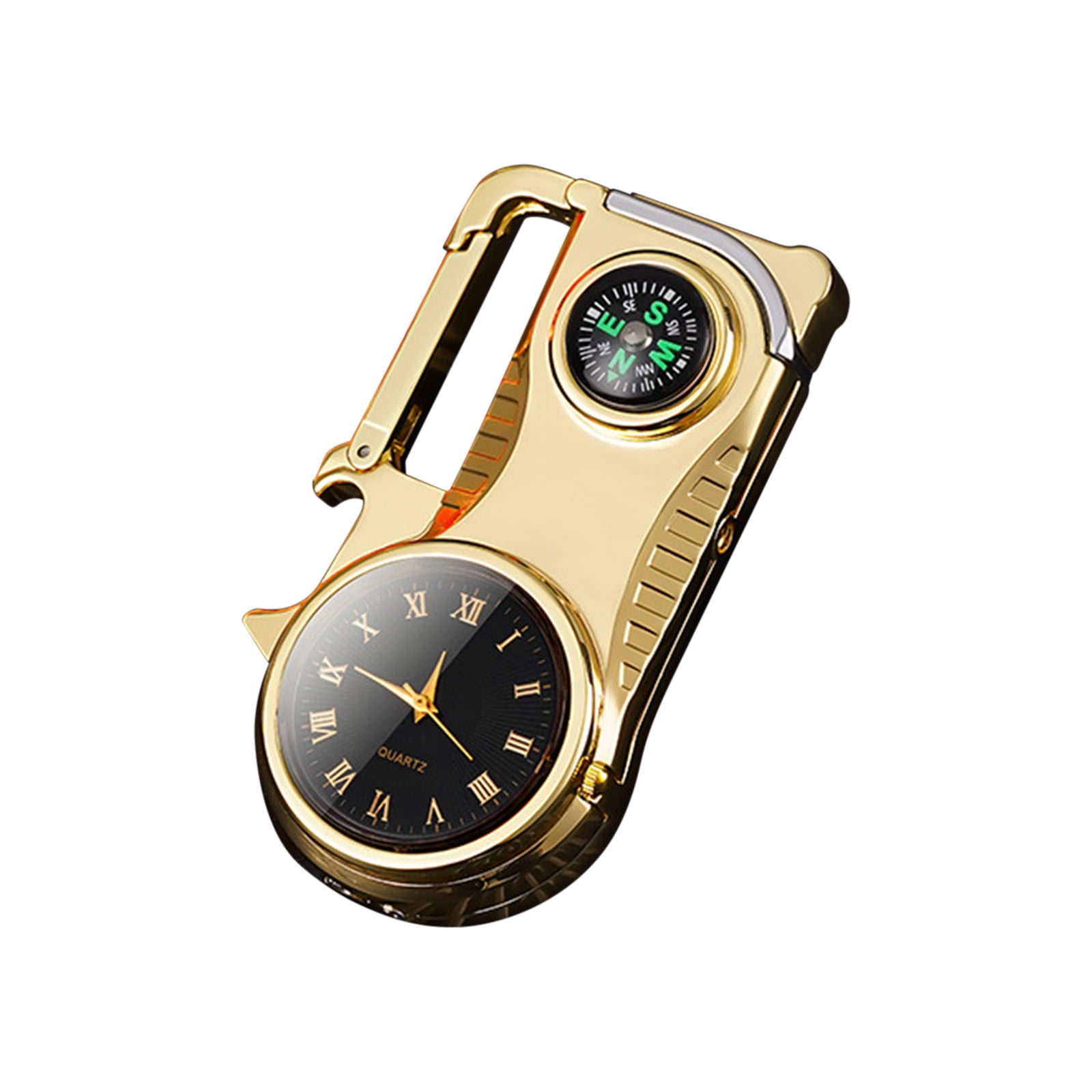 JGJJUGN Colorful Lightup Compass Keychain Multitool with Bottle Opener