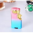 thumbnail image 1 of JGJJUGN Convertible Flame Direct-Torch Lighter | 3-Color Flame Switch Lighter | Refillable Windproof Lighter | Decorative Gift Lighter with Elegant Design | Adjustable Firepower | Gift Box Included, 1 of 1