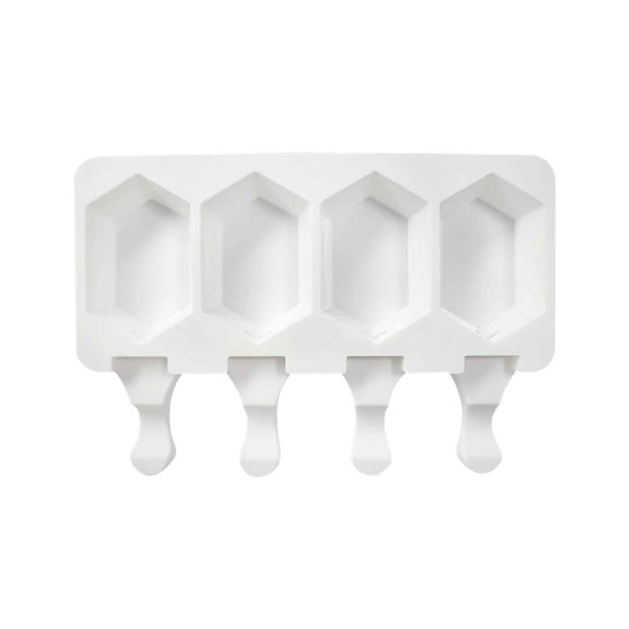 JGJJUGN Creative 4-Cell Ice Cube Tray, Easy Release Ice Mold, Flexible Ice Maker, Compact Ice Box for Freezing Drinks, Perfect for Home, RV, and Parties