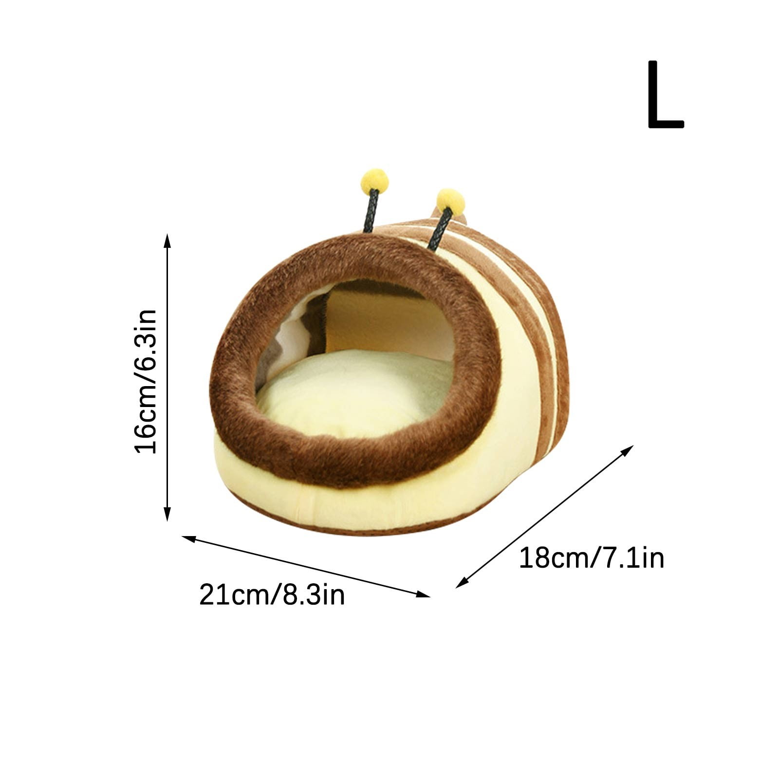 JGJJUGN Cute and Cozy OnePiece Hamster Bed, Perfect for Hedgehogs and