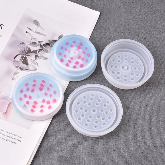 JGJJUGN DIY Crystal Epoxy Mold Kit | Manual Resin Shredder Box | Silicone Craft Tool | Ashtray Molds for Home Decor | Easy-to-Use Baking Equipment