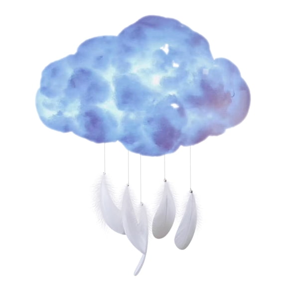 JGJJUGN DIY LED Warm White Clouds Lamp Night Light, Creative Nightlight, USB Powered Cloud Lamp, Romantic Atmosphere Decor, Celestial Glow Light for Home & Parties, Home Accent Lighting
