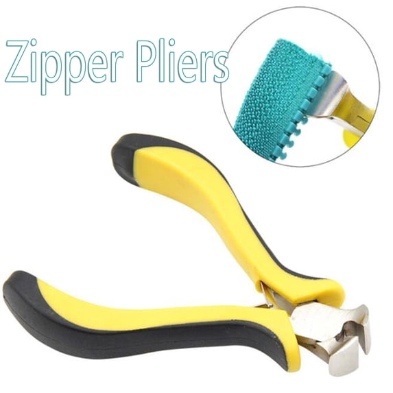 JGJJUGN DIY Zipper Pliers, Tooth Removing Tool, Zipper Teeth Cutter, Zipper Repair Pliers, Copper Teeth Removal Tool, Sewing Accessories for Quick Fixes and DIY Projects
