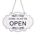 thumbnail image 1 of JGJJUGN Double-Sided Wooden Sign Open Closed Status Display Shop Decoration Home Entrance Wall Hanging Ornament Rustic Craft, 1 of 9