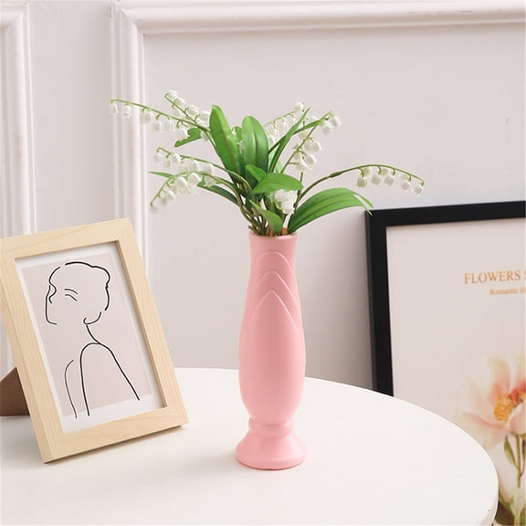 JGJJUGN Dried Flowers & Artificial Flowers Arrangement with Decorative Flower Vase – Home Decor Accent for Bedrooms, Living Rooms, Coffee Tables – Perfect Gift for Weddings, Birthdays, Christmas