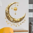 thumbnail image 1 of JGJJUGN Embossed Wall Stickers for Home Decor, Hanging Decorative Stickers for Bedroom and Dining Room, PVC Removable Wall Art, Stars and Moon Design, 30x29 cm, Waterproof Wall Decoration, 1 of 6