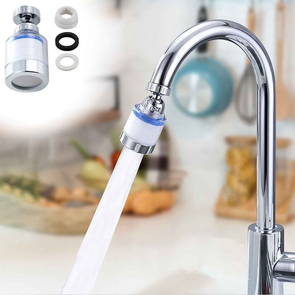 JGJJUGN Faucet Proof Device, Kitchen Water Purification Filter, Splash-Proof Extension Nozzle, Universal Faucet Attachment, Detachable Water Booster for Home Use