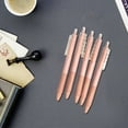 thumbnail image 1 of JGJJUGN Fine Marker Pens Set 5pcs Gray Black Pink Blue Multicolor Push Action Brush Pens Office Supplies Writing Drawing, 1 of 6