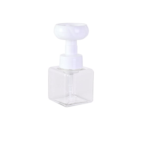 JGJJUGN Foaming Soap Dispenser, Clear Plastic Pump Bottle, Refillable Soap Container, Travel Foaming Bottle, for Hand Wash, Shampoo, DIY Cleaners, Office, Home, Travel