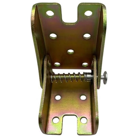 JGJJUGN Foldable Table Leg Hinge 90 Degree Self-Locking Bracket | Invisible Bed Leg Connector | Heavy-Duty Steel | Easy Installation | Versatile Use for Tables & Workbenches