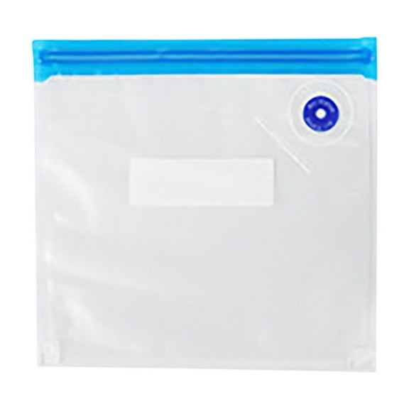 JGJJUGN Food Vacuum Compression Bags, Reusable Food Storage Bags, Vacuum Sealer Bags, Meal Prep Bags, Freezer Bags, Double Zipper Design, PE/PA Material, 5-Piece Set for Freshness