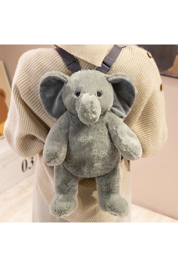 Forest Animal Plush Backpack, Cute Stuffed Animal Backpack, Adorable Plush Toy Bag, Forest Creatures Rucksack, Fun Plushie for Travel, Playdates, or Adventures