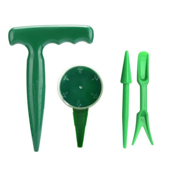 JGJJUGN Garden Excavator Bulb Planter Tool, Garden Puncher Set, Horticultural Transplanter, Bulb Digger Tool Kit, Ideal for Planting, Digging and Transplanting Tasks