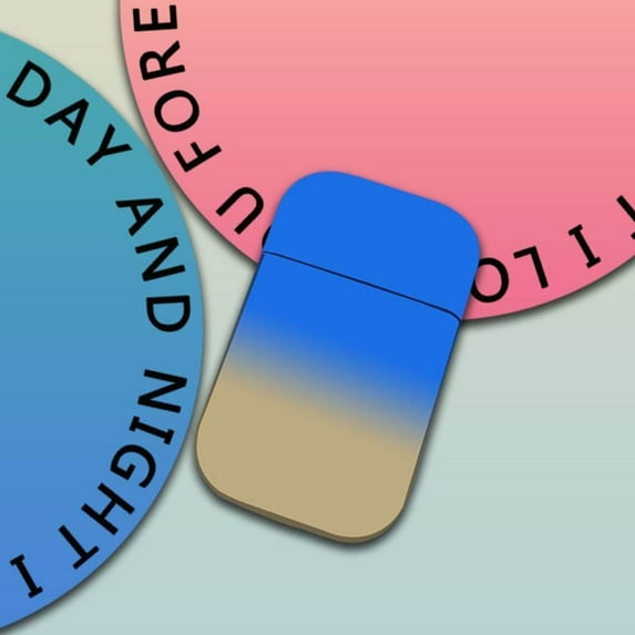 JGJJUGN Gradient Color Pink Windproof Inflatable Lighter Double Torch for Cigar Candle BBQ Camping Smoking Accessories