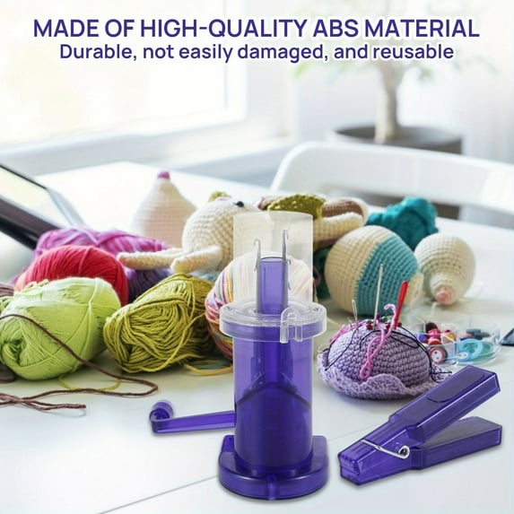 JGJJUGN Hand Knitting Machine for Crafting | Knitting Tool | Yarn Winder | Rope Weaving Tool | Easy-to-Use Knitting Device | Knitting Accessories for Beginners | Stylish Knitting Equipment