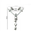 thumbnail image 1 of JGJJUGN Heavy-Duty Leg Pulley Hoist – Round & Flat Cable Pulley System, Industrial Steel Rope Off Pulley, Double Bearing Design, Multifunctional Assembly for Cranes & Lifting Applications, 1 of 1
