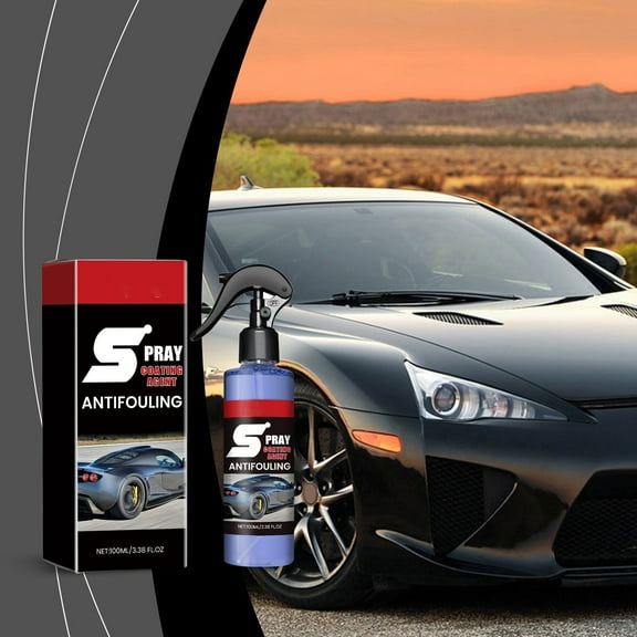 JGJJUGN High Protection Fast Auto Paint Spray - DIY Car Cleaning Coating Spray, 100ml - Clear Vision, Scratch Repair, Non-Corrosive for Windshield, Glass & Headlights - Multi-Purpose Auto Care