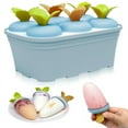 thumbnail image 1 of JGJJUGN Homemade Ice Cream Molds | DIY Popsicle Maker | DIY Frozen Treats | Ice Cream Pop Molds | Reusable Ice Block Boxes | Food-Grade Plastic, Easy to Clean, Multiple Compartments, 1 of 1