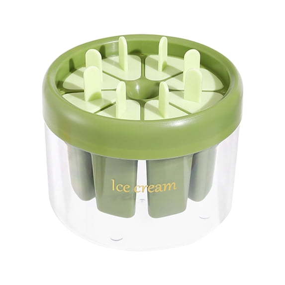 JGJJUGN Ice Cream Maker, Easy-Release Ice Molds, DIY Ice Pop Maker, Mini Ice Cream Molding Kit, Food-Grade Freezer Molds, Quick Demoulding Ice Lattice, 8-Cup Capacity, Simple Clean Design