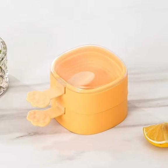 JGJJUGN Ice Cream Maker Molds, Easy-Release Ice Cube Trays, Silicone Ice Lattice Molds for Drinks, Refrigerator Ice Cream Molds, Space-Saving Ice Cube Maker with Cover, Perfect for Beverages
