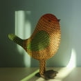 thumbnail image 1 of JGJJUGN Imitation Rattan Resin Animal Statue Decorative Figurine for Home Decor, Living Room Accent, TV Cabinet Display, Cute Bird Ornament, Unique Gift for Home Decoration, Desk Decor, 1 of 6