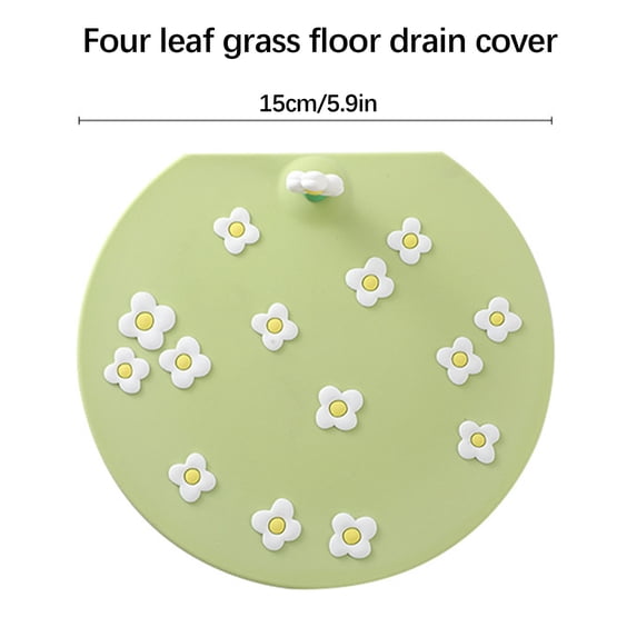 JGJJUGN Insect-proof Sink Cover, Odor-proof Drain Stopper, Easy-to-Clean Kitchen Isolation Cover, PVC Floor Drain Protector for Kitchen and Bathroom Use, Durable and Flexible Design
