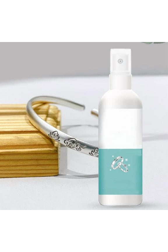 Jewelry Cleaner Spray 100ml - Silver & Gold Polish, Oxidation Removal, Shine Restorer, Versatile Jewelry Cleaning Solution for Diamonds, Rings & More - Safe and Easy Application