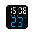thumbnail image 1 of JGJJUGN LED Digital Alarm Clock with Voice Control, Adjustable Brightness, Night Mode, Multi-scene Wall Clock for Practical Use, 1 of 2