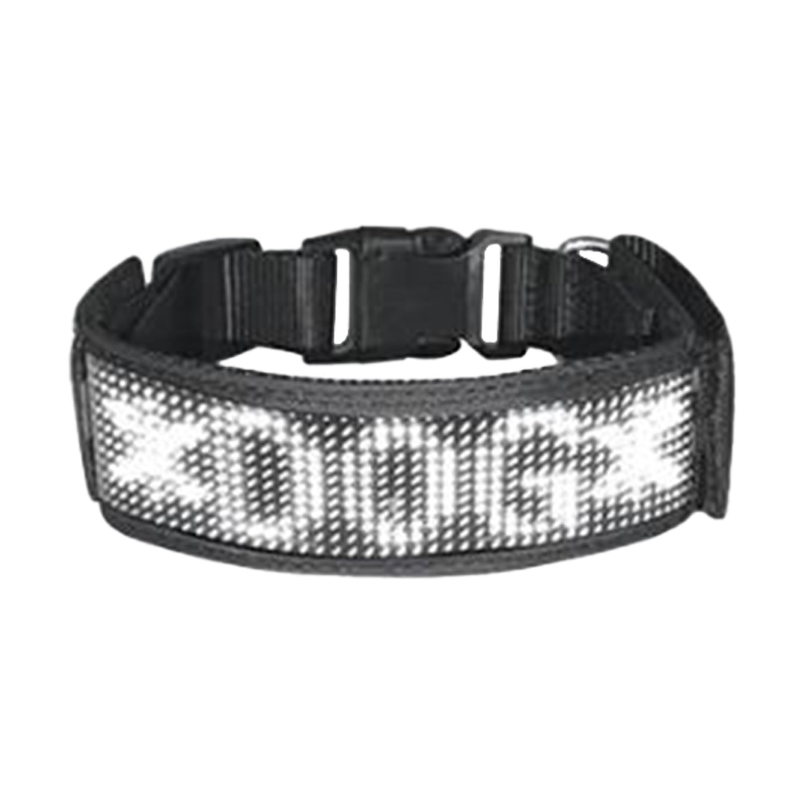 JGJJUGN LED Display Pet Collar Cell Phone Sending, Dog Light Up LED
