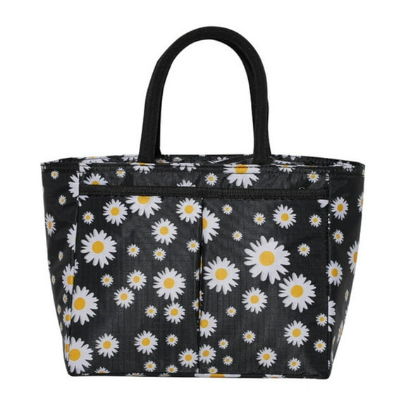 JGJJUGN Large Capacity Insulated Lunch Bag | Thermal Picnic Tote | Reusable Food Carrier | Eco-Friendly Lunch Box | Travel Cooler Bag | Hot & Cold Food Storage 24X14X20cm