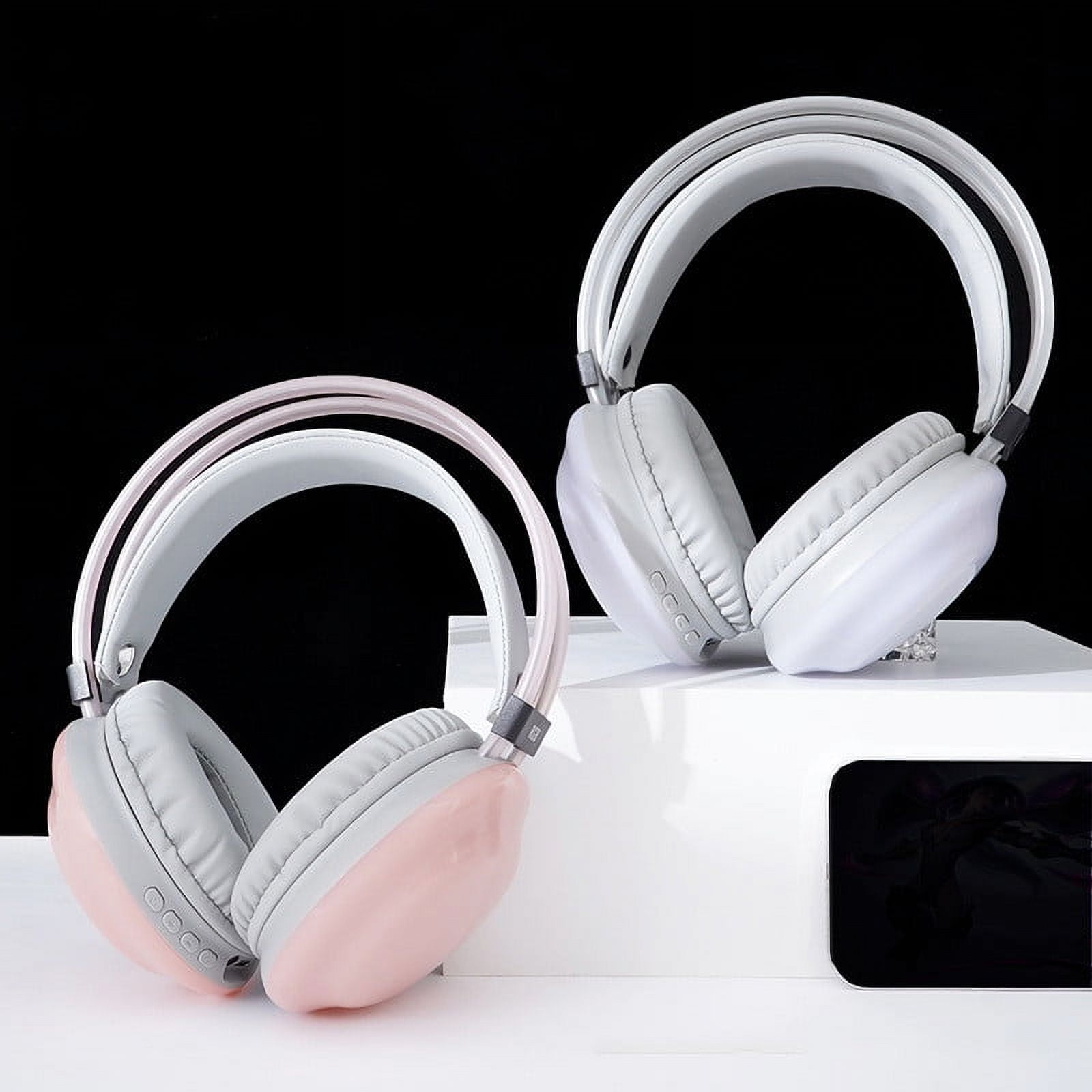 JGJJUGN Lightweight OverEar Bluetooth Headphones with Long Battery