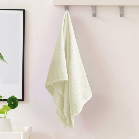 JGJJUGN Long Staple Cotton Face Towel - Soft & Absorbent, Thickened 100% Cotton, Quick-Dry for Home & Bathroom Use, 35x75cm, Multiple Colors Available