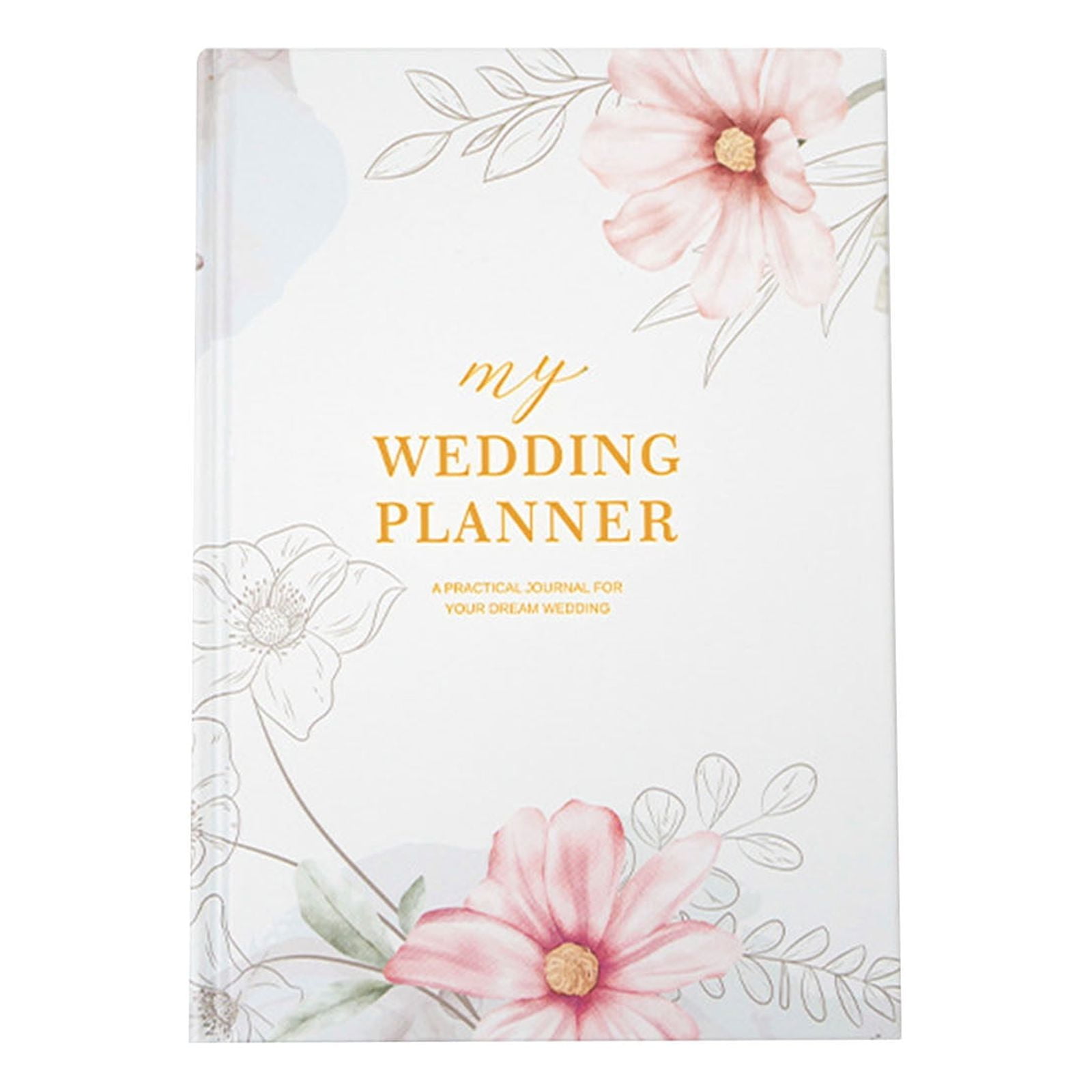 JGJJUGN Luxury Gold Stamped A5 Hardbound Wedding Planner with Thick Cardboard Cover 100g Double Adhesive Paper for a Memorable Wedding Planning Experience Walmart