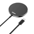thumbnail image 1 of JGJJUGN Magnetic Suction Wireless Charger for Mobile Phones, Fast Charging Magnetic Wireless Charging Pad, Compact Portable 15W Qi Certified Charger with Intelligent Detection, Type-C Output, 1 of 2