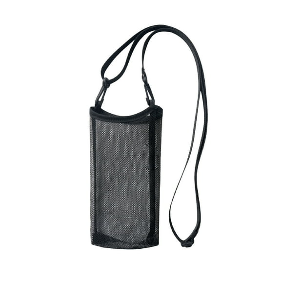 JGJJUGN Mesh Water Bottle Carrier Bag with Adjustable Strap | Multi-Purpose Insulated Cup Cover | Outdoor Travel Storage for Beverages and Umbrellas