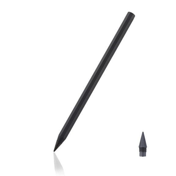 JGJJUGN Metal Alloy Pencil, Reusable Writing Instrument, No Sharpening Required, Ergonomic Design, Ideal for Drawing, Sketching, Calligraphy, and Art Projects
