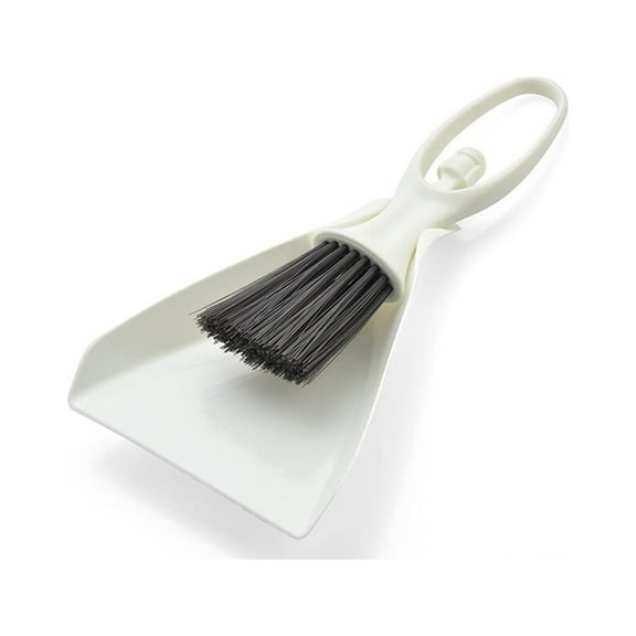 JGJJUGN Mini Dustpan and Brush Set, Desktop Cleaning Tool, Small Broom and Pan, Soft Bristles, Handheld Sweeper for Keyboard Table Counter Cracks