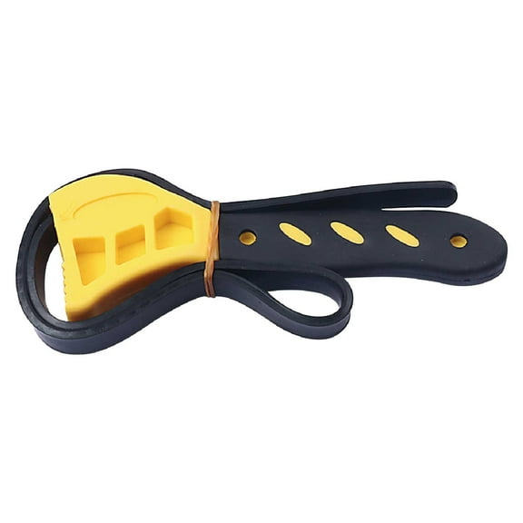 JGJJUGN Multi-Functional Belt Wrench, Adjustable Rubber Strap Wrench, Universal Bottle Opener, Automotive Tool, Plumbing Tool, Compact High-Strength Steel Design for Repairs & Maintenance