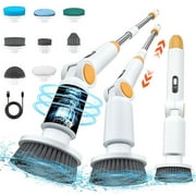 JGJJUGN Multifunctional Cleaning Brush, Digital Display, Retractable, Waterproof, High-power, for Car and Home Cleaning