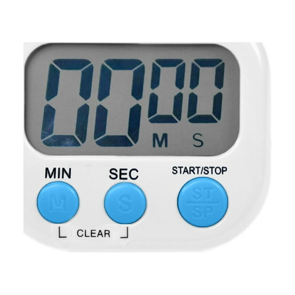 JGJJUGN Multifunctional Digital Kitchen Timer: Countdown & Stopwatch with Memory, Ideal for Cooking, Homework, Games; Powered by AAA Battery (Not Included)