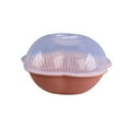 thumbnail image 1 of JGJJUGN Multifunctional Double-Layer Drain Basket Fruit Vegetable Washing Basin with Cover - Plastic, Stylish Flower Shape, Easy Cleaning, 1 of 2