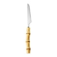thumbnail image 1 of JGJJUGN Natural Bamboo Handle Stainless Steel Cutlery Set, Tableware Spoon Fork Knife, Eco-Friendly Flatware for Dining, Parties, Camping, Weddings, Holidays, 1 of 2
