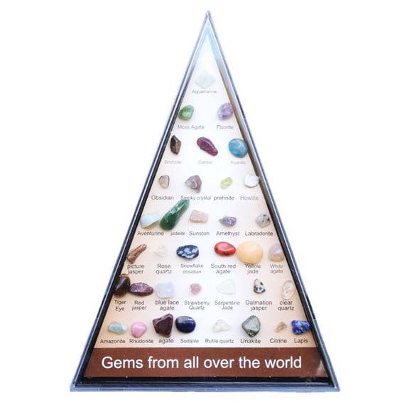 JGJJUGN Natural Crystal Agate Semi-Stones Collection, Healing Crystal Specimens, Energy Stones, Geode Decor, Meditation and Relaxation, Gift for Wellness Enthusiasts