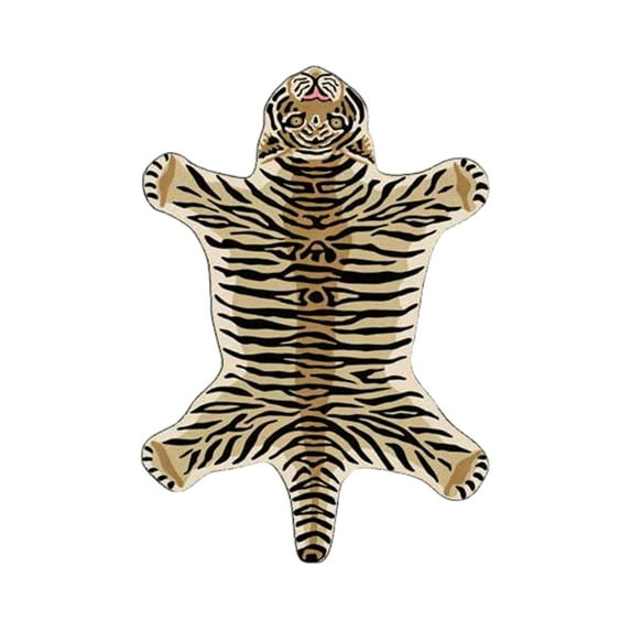 JGJJUGN Non-Slip Bathroom Mat Cartoon Design Soft Area Rug Funny Animal Print Bath Mat Kitchen Carpet 17.7x29.5 Inches Irregular Shape Absorbent Floor Mat for Home Decor