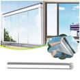 thumbnail image 1 of JGJJUGN One Way Reflective Window Film 50CMx200CM Heat Insulation Static Cling Sun Blocking for Office Balcony Glass Privacy, 1 of 8